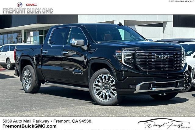 2026 GMC Sierra 1500 Denali Ultimate in Onyx Black — front three-quarter view