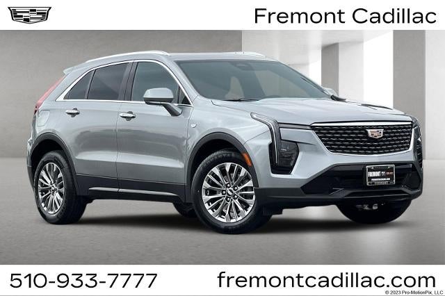 2024 Cadillac XT4 Premium Luxury in Argent Silver Metallic — front three-quarter view